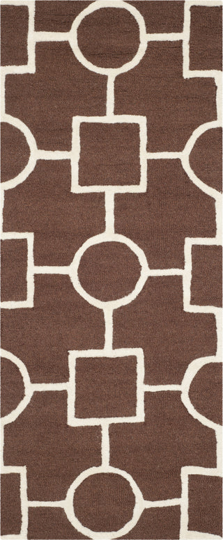 Safavieh Cambridge 143 Dark Brown/Ivory Area Rug 