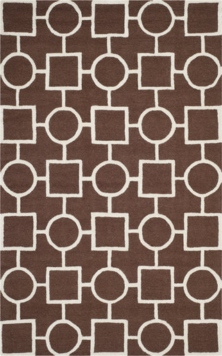 Safavieh Cambridge 143 Dark Brown/Ivory Area Rug Main