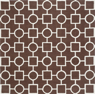 Safavieh Cambridge 143 Dark Brown/Ivory Area Rug Square