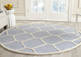 Safavieh Cambridge 144 Light Blue/Ivory Area Rug Room Scene