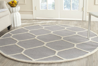 Safavieh Cambridge 144 Silver/Ivory Area Rug Room Scene