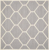 Safavieh Cambridge 144 Silver/Ivory Area Rug Square