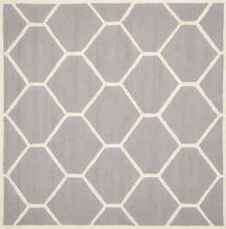 Safavieh Cambridge 144 Silver/Ivory Area Rug Square