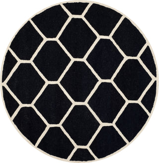 Safavieh Cambridge 144 Black/Ivory Area Rug Round