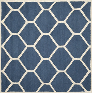 Safavieh Cambridge 144 Navy Blue/Ivory Area Rug Square