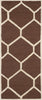 Safavieh Cambridge 144 Dark Brown/Ivory Area Rug 