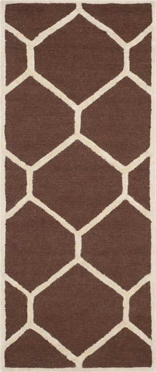 Safavieh Cambridge 144 Dark Brown/Ivory Area Rug 