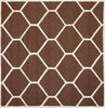Safavieh Cambridge 144 Dark Brown/Ivory Area Rug Square
