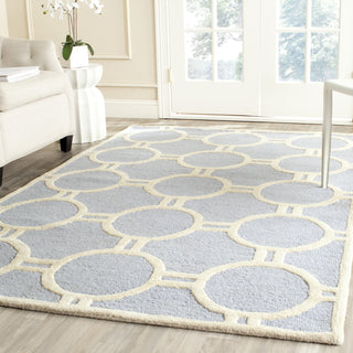 Safavieh Cambridge 145 Light Blue/Ivory Area Rug Room Scene Feature