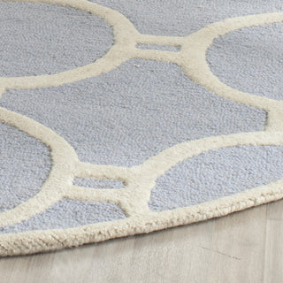 Safavieh Cambridge 145 Light Blue/Ivory Area Rug Detail