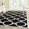 Safavieh Cambridge 145 Black/Ivory Area Rug Room Scene Feature