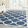 Safavieh Cambridge 145 Navy Blue/Ivory Area Rug Room Scene Feature