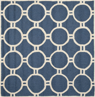 Safavieh Cambridge 145 Navy Blue/Ivory Area Rug Square