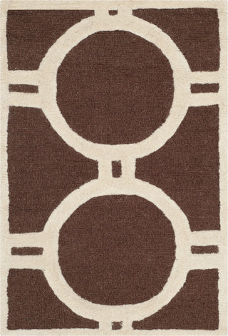 Safavieh Cambridge 145 Dark Brown/Ivory Area Rug 