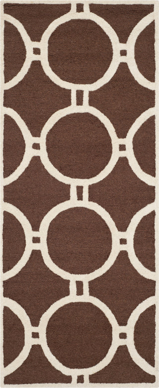 Safavieh Cambridge 145 Dark Brown/Ivory Area Rug 