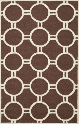 Safavieh Cambridge 145 Dark Brown/Ivory Area Rug Main