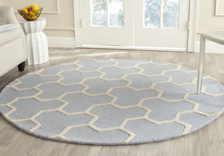 Safavieh Cambridge 146 Light Blue/Ivory Area Rug Room Scene