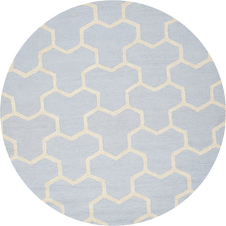 Safavieh Cambridge 146 Light Blue/Ivory Area Rug Round