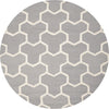 Safavieh Cambridge 146 Silver/Ivory Area Rug Round