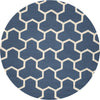 Safavieh Cambridge 146 Navy Blue/Ivory Area Rug Round