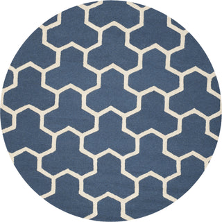 Safavieh Cambridge 146 Navy Blue/Ivory Area Rug Round