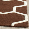 Safavieh Cambridge 146 Dark Brown/Ivory Area Rug Detail