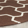 Safavieh Cambridge 146 Dark Brown/Ivory Area Rug Detail