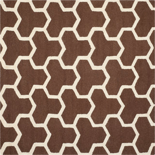 Safavieh Cambridge 146 Dark Brown/Ivory Area Rug Square