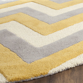 Safavieh Cambridge 153 Grey/Gold Area Rug Detail