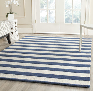 Safavieh Cambridge 154 Navy/Ivory Area Rug Room Scene Feature