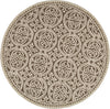 Safavieh Cambridge 232 Tan/Multi Area Rug Round