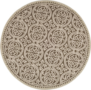 Safavieh Cambridge 232 Tan/Multi Area Rug Round