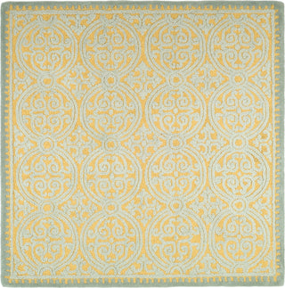 Safavieh Cambridge 234 Blue/Gold Area Rug Square