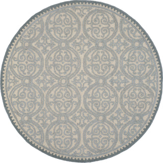 Safavieh Cambridge 236 Dusty Blue/Cement Area Rug Round