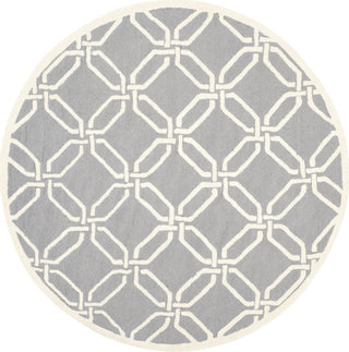 Safavieh Cambridge 311 Dark Grey/Ivory Area Rug Round