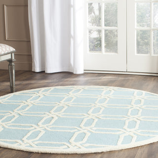 Safavieh Cambridge 311 Light Blue/Ivory Area Rug Room Scene