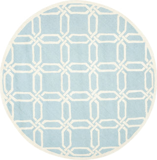 Safavieh Cambridge 311 Light Blue/Ivory Area Rug Round