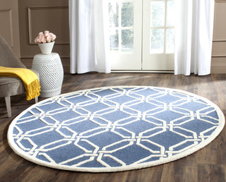 Safavieh Cambridge 311 Navy/Ivory Area Rug Room Scene