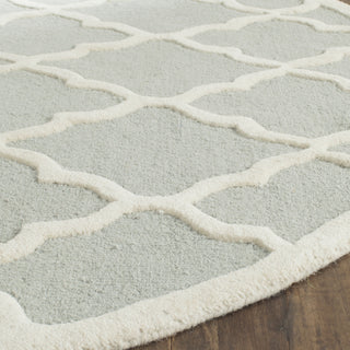 Safavieh Cambridge 312 Light Grey/Ivory Area Rug Detail