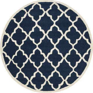 Safavieh Cambridge 312 Navy/Ivory Area Rug Round