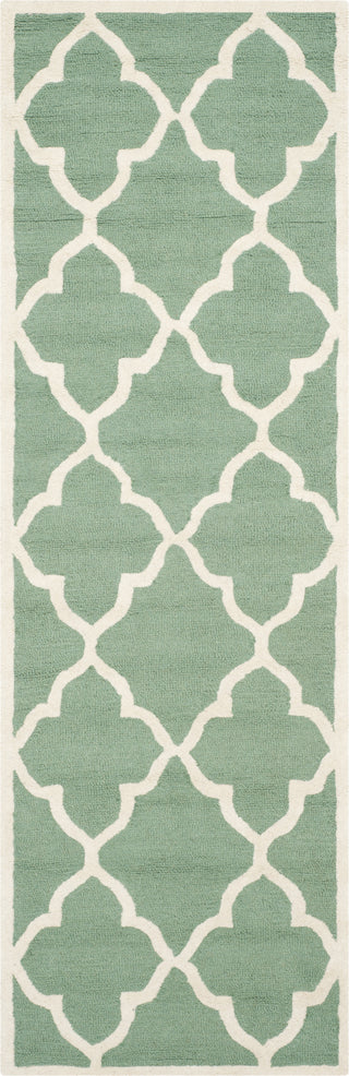 Safavieh Cambridge 312 Teal/Ivory Area Rug Runner