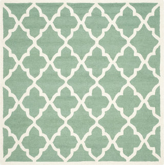 Safavieh Cambridge 312 Teal/Ivory Area Rug Square