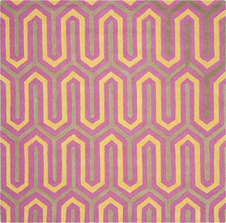 Safavieh Cambridge 351 Fuchsia/Grey Area Rug Square