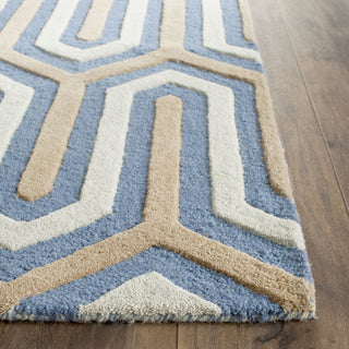 Safavieh Cambridge 351 Navy/Grey Area Rug Detail