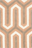 Safavieh Cambridge 351 Orange/Grey Area Rug 