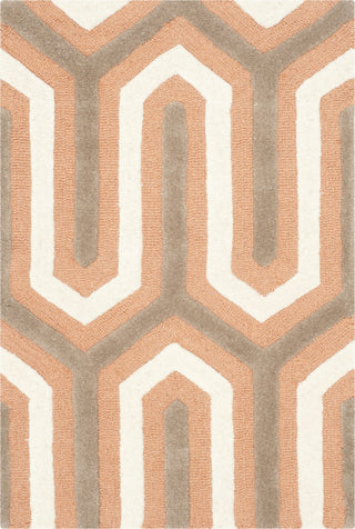 Safavieh Cambridge 351 Orange/Grey Area Rug 