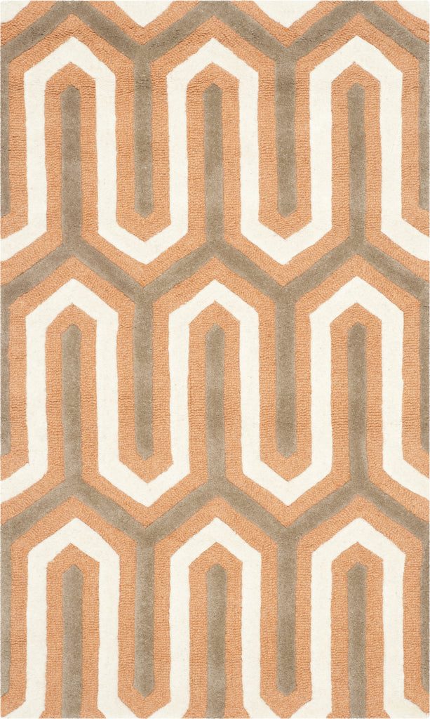 Safavieh Cambridge 351 Orange/Grey Area Rug main image