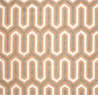 Safavieh Cambridge 351 Orange/Grey Area Rug Square