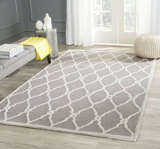 Safavieh Cambridge 352 Dark Grey/Ivory Area Rug Room Scene Feature