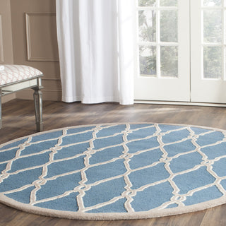 Safavieh Cambridge 352 Navy/Ivory Area Rug Room Scene